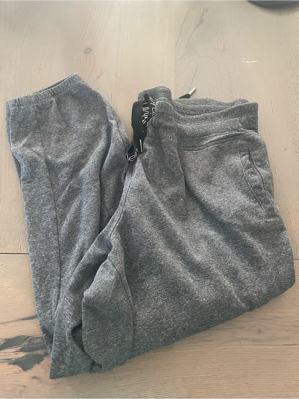 Calvin Klein Women's Gray Pull-On Jogger Sweatpants